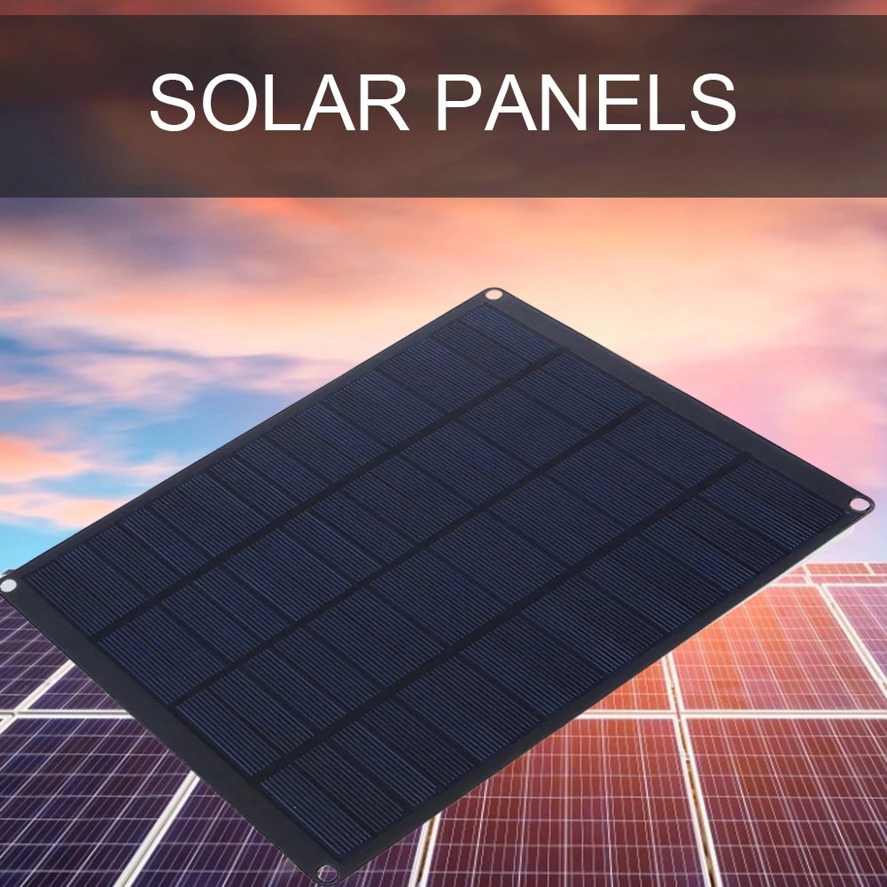 Panel solar de 15 W con ventiladores para carga al aire libre y expresión de calor