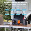 Unidad de potencia 292wh 320w para viajar, acampar, RV