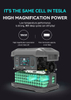 central eléctrica portátil 1500W de 1008Wh 278100mAh para acampar al aire libre