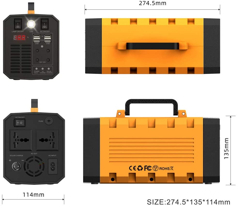 onda sinusoidal pura de la CA de 500W 220V 50HZ 110V 60HZ con la central eléctrica del inversor de UPS